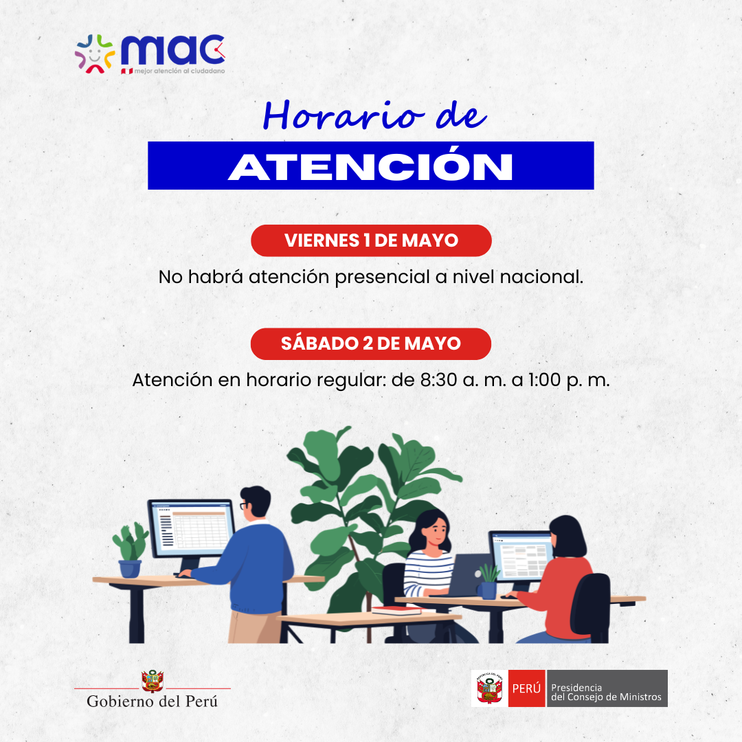 Horario de atención