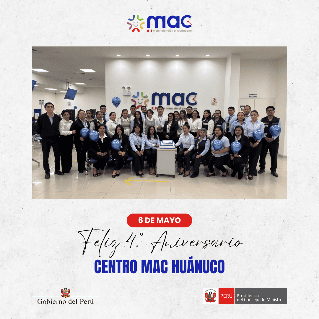 4.° Aniversario del Centro MAC Huánuco