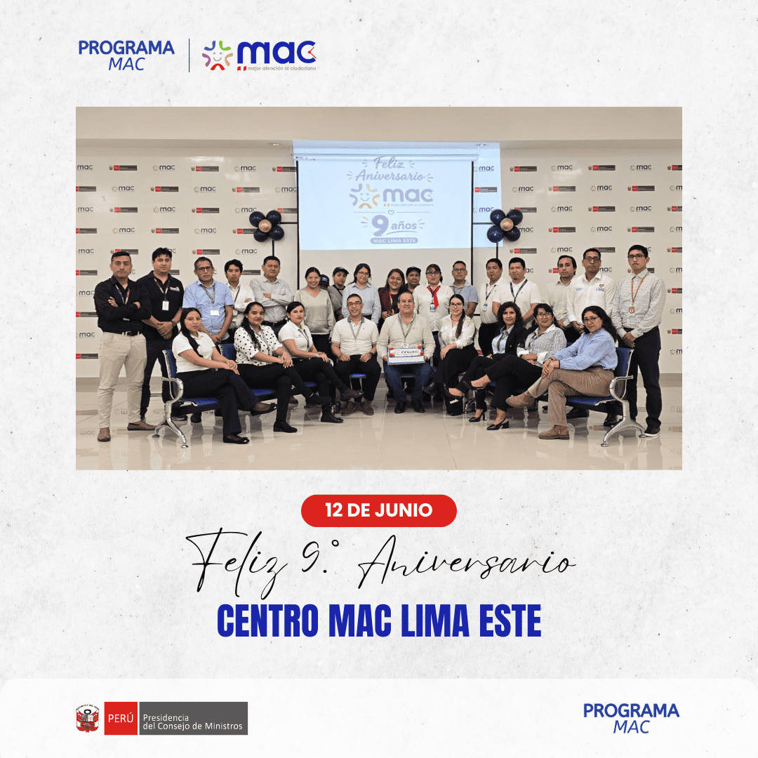 9.° Aniversario del Centro MAC Lima Este