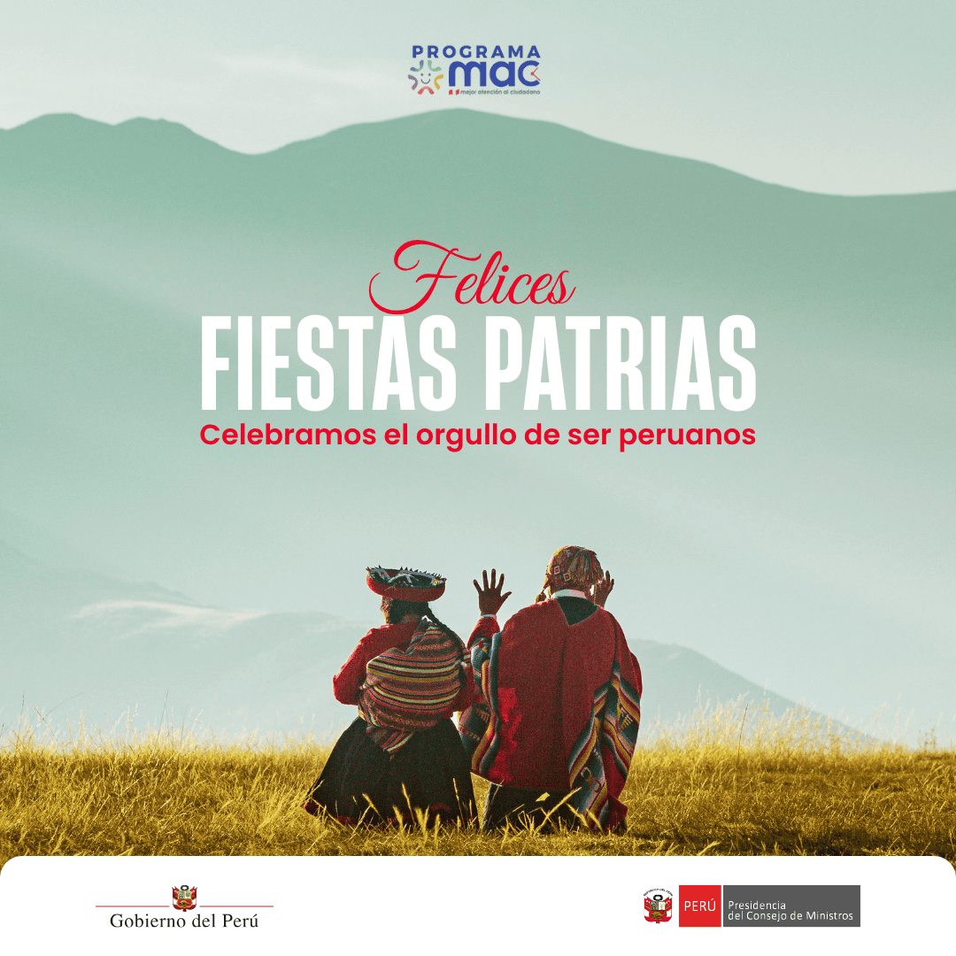 Felices Fiestas Patrias Perú