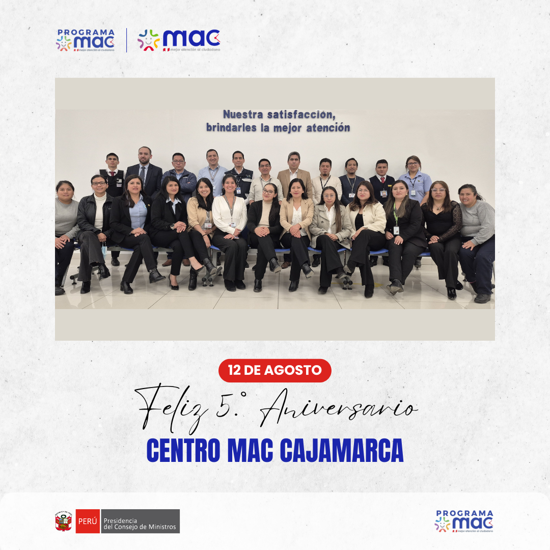 5.° Aniversario del Centro MAC Cajamarca