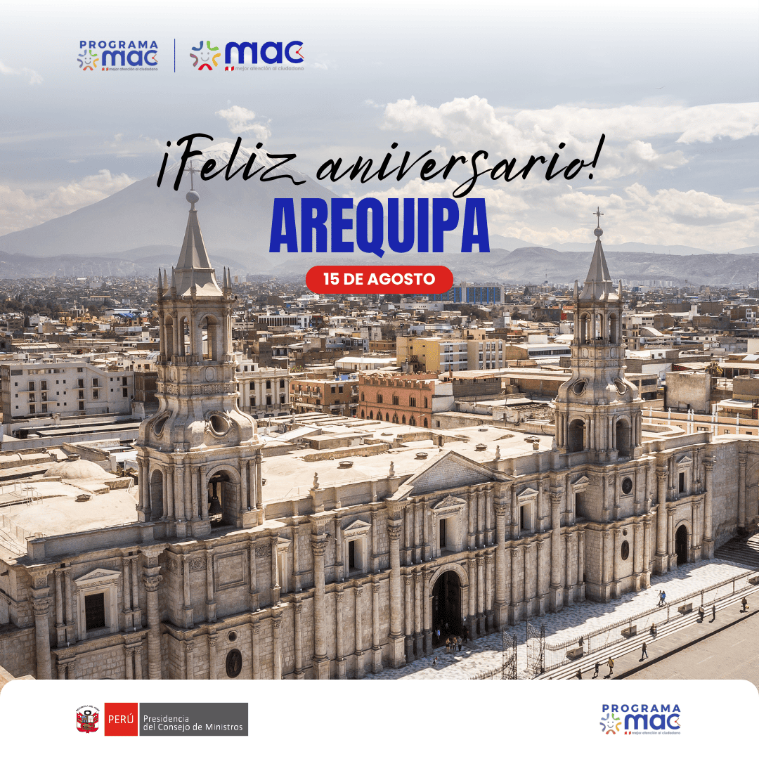Feliz aniversario Arequipa
