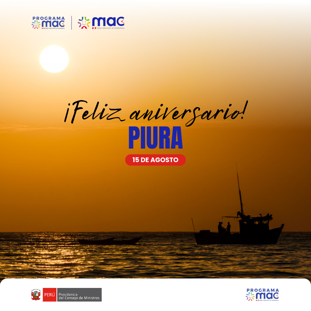 Feliz aniversario Piura