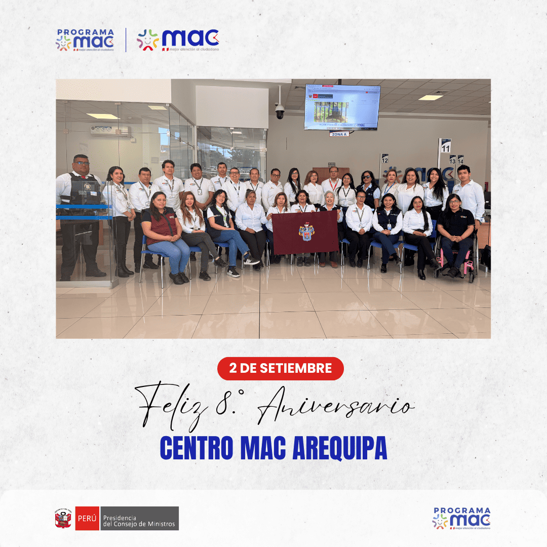 8.° aniversario del Centro MAC Arequipa