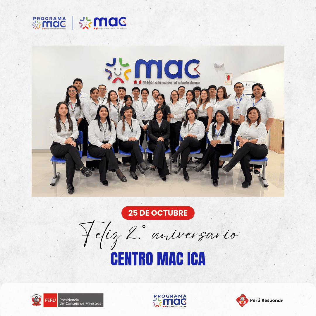 2.° aniversario del Centro MAC Ica
